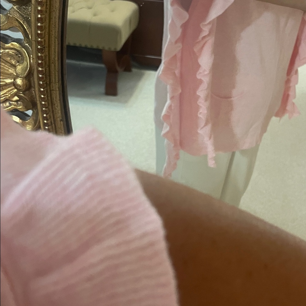 Lilly Pulitzer Light Pink Ruffle Tunic - Picture 2 of 5